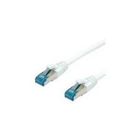 VALUE - Patch-Kabel - RJ-45 (M) bis RJ-45 (M) - 1.5 m - SFTP, PiMF - CAT 6a - halogenfrei, geformt, ohne Haken, verseilt - weiß (21.99.1996)