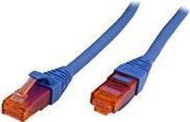 ROLINE - Patch-Kabel - RJ-45 (M) bis RJ-45 (M) - 2 m - UTP - CAT 6 - halogenfrei, geformt, verseilt - Blau (21.15.2542)