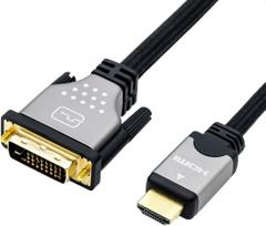 ROLINE 11.04.5876 Videokabel-Adapter 1,5 m HDMI Typ A (Standard) DVI-D Schwarz - Silber (11.04.5876)