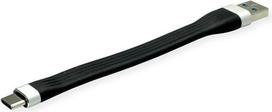 ROLINE 11.02.9014 USB Kabel 0,11 m USB 3.2 Gen 1 (3.1 Gen 1) USB A USB C Schwarz (11.02.9014)