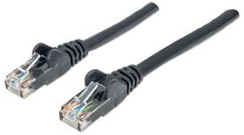 Intellinet - Patch-Kabel - RJ-45 (M) bis RJ-45 (M) - 1.5 m - UTP - CAT 6 - geformt, ohne Haken - Schwarz