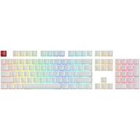 Glorious Aura Keycaps - 105 Keycaps, ANSI, US-Layout, weiß (G-104-WAURA)