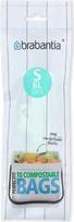 Brabantia PerfectFit Bin Liner Compostable Type S, 6 L, 10 bags