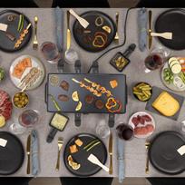 Princess 162645 Raclette 8 Grill Deluxe - 1400 W - 220 - 240 V - 50 / 60 Hz - 455 mm - 226 mm - 145 mm (01.162645.01.001)