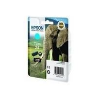 Epson 24 4.6 ml cyan original blister pack ink cartridge for Expression Photo XP-55, 750, 760, 850,