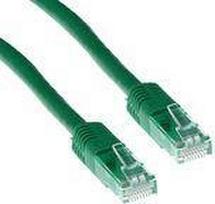 ACT Green 0.5 meter U/UTP CAT6 patch cable with RJ45 connectors. Cat6 u/utp green 0.50m (IB8700)