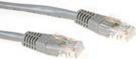 ACT Grey 10 meter U/UTP CAT5E patch cable with RJ45 connectors CAT5E U/UTP GREY 10.00M (IB6010)