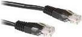ACT - Patch-Kabel - RJ-45 (M) bis RJ-45 (M) - 1 m - UTP - CAT 5e - Schwarz, RAL 9011