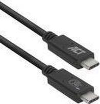 ACT AC7431 USB Kabel 1 m USB4 Gen 2x2 USB C Schwarz (AC7431)
