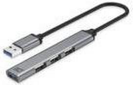 ACT AC6325 interface hub USB 3.2 Gen 1 (3.1 Gen 1) Type-A 5000Mbit/s Grey