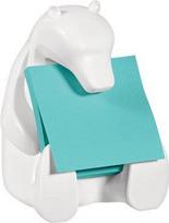Post-It Pop-up Note Dispenser for 7,60cm (3) x 7,60cm (3) Notes - Bear design - White Notizpapier-Spender (BEAR-330)