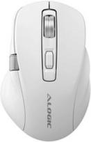 Alogic APEX Bluetooth USB-C Rechargeable 7 Keys Programmable Mouse - White (AMBT7KWH)