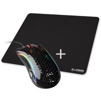 Glorious Model D Gaming-Maus - schwarz, glossy + Mauspad - XL (GABU-284)