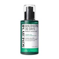 Švelnus serumas su azijine centele ir niacinamidu „ AHA BHA PHA 30 Days Miracle Serum Light“, SOME BY MI, 50 ml