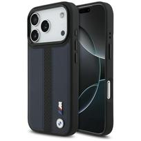 BMW M Perforuota Juostelė Logo MagSafe Dėklas iPhone 17 Pro - Tamsiai Mėlyna