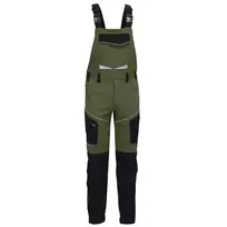 Chaki spalvos darbo puskombinezonis Ultra Stretch