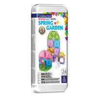 MAGNA-TILES  MICROMAGS Kelioninis konstruktorius „Spring Garden“, 24 det.