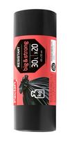 Šiukšlių maišai PACLAN, 30 litrų, 20 vnt., 25 mkr, LDPE plastikas, juodos sp.