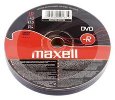 DVD-R diskai MAXELL, 4,7GB, 16X, 120 min., 10 vnt.