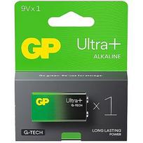 Gp Battery ALKALINE BATTERY 6LR61 9V GP ULTRA+ 1PCS. 1604AUP21-SB1