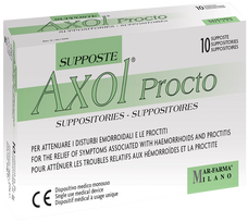 AXOL   Procto žvakutės, 10 vnt.