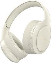 "Boompods Headpods Pro 2 Over-Ear Bluetooth" ausinės - sulankstomos belaidės ausinės su mikrofonu, 50+ valandų veikianti baterija, ausinės per ausis ir minkštas putų pagalvės paminkštinimas, smėlio spalvos