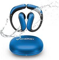 "Energy Sistem PulseFit Bluetooth" ausinės (tikrai belaidės, "Bluetooth 5.4", "Securefit", vaizdo garsas be vėlavimo, 22 valandų baterijos veikimo laikas, IPX5 atsparios vandeniui, perdirbto plastiko GRS)