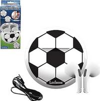 "Lexibook", futbolo belaidės stereo ausinės Aukšta garso kokybė Integruotas mikrofonas Jutiklinis valdymas Įkrovimo dėžutė Garsumas ribojamas iki 85 dB Balta/juoda HPBT05FO