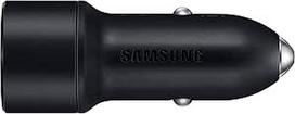 "Samsung" EP-L1100WBEGEU, dvigubas automobilinis greitasis įkroviklis, USB automobilinis įkroviklio adapteris su 15 W greituoju įkrovimu, juodas