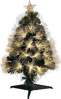 "Well Home Weihnachtsbaum aus Glasfaser mit 60 warmweißen LEDs mit Stern", 28 x 28 x 60 cm