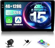 4+128GB "Android 15" automobilinis radijas "Ford Fiesta Focus Transit Connect Kuga Mondeo Smax" su belaidžiu "CarPlay" ir "Android Car", 9 colių ekranas su "Bluetooth", "WiFi", GPS, FM/RDS, atbuline eiga