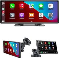 Belaidis "A-pple Carplay" ekranas automobiliui, 10,26 colių nešiojamas "A-pple Carplay" ir "Android Car Play" ekranas, su GPS navigacija / veidrodžių sąsaja / balso valdymu / "Bluetooth" / lietimui jautriu ekranu automobilyje