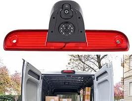 Dviejų objektyvų galinio vaizdo kamera su trečiuoju stabdžių žibintu, automobilio galinio vaizdo kamera su dviem kameromis, skirta "Fiat Ducato III 3 Carado 250 X250 X251 290 290X/Fiat E-Ducato/Citroen Jumper/Peugeot Boxer/Opel Movano