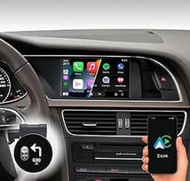DYNAVIN "Android" automobilinis radijo imtuvas su navigacija, skirtas "Audi A4 A5 Q5 S4 S5" su MMI 3G / 3G+ radijo imtuvu, 7 colių radijo imtuvas su belaidžiu "Carplay" ir "Android Car", "Head-up" ekranas, įskaitant DAB+: D9-DMI3G Ultra Flex