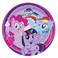 Vienkartinės lėkštės My Little Pony Rainbow, 23cm, 8 vnt.