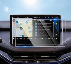 SHAOAHO suderinama su Skoda Enyaq iV 2021-2026 Automobilinės navigacijos apsauginė plėvelė 13 colių GPS PET skaidri ekrano apsauga 4H atspari įbrėžimams ir pirštų atspaudams plėvelė Skoda Enyaq priedai [Pakuotė