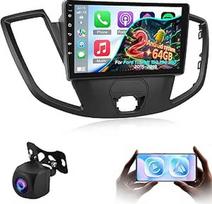 [2G + 64G] "Android" automobilinė stereofonija "Ford Transit 150 250 350 2015-2019" su belaidžiu "Carplay" ir "Android Car", 9 colių HD jutiklinio ekrano automobilinis radijas su GPS/WiFi/Bluetooth/EQ/FM RDS
