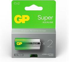 1x2 GP Super Alkaline 1,5V C Baby LR14 Rel. 03014AETA-B2