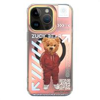 ZUCK BEAR dėklas NEW YORK NEVER SLEEPS MAG suderinamas su MagSafe IPHONE 15 Pro Max brooklyn baller