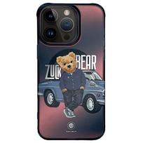 ZUCK BEAR dėklas CALIFORNIA COOL MAG suderinamas su MagSafe IPHONE 15 Pro Max automobiliui
