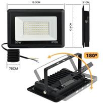 Jefedana 50 W LED lauko šviestuvas, 3000 LM, IP66