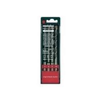 Metabo - Bohrersatz - für Beton, Mauerwerk, Staub, Naturstein - 4 Stücke - 5 mm, 6 mm, 8 mm, 10 mm - SDS-plus - Länge: 160 mm