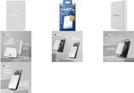 Varta Portable Power - Induktive Power Bank - Mag Pro - Li-Pol - 5000 mAh - 18.5 Wh - 12 Watt - 2.4 A - PD (24 pin USB-C)