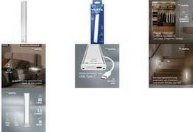 VARTA Linear LED Mobile LED rechargeable LED lamp with motion detector white 24.0 cm, 80 lm