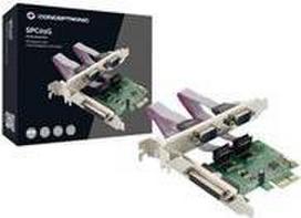 Conceptronic SPC01G - Adapter Parallel/Seriell - PCIe - RS-232 x 2 + parallel x 1