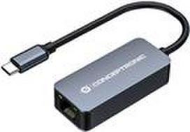 Conceptronic ABBY12GC - Kabelgebunden - USB Typ-C - Ethernet - 2500Mbit/s - Grau