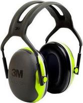 3M PELTOR Earmuffs X Series - Erwachsener - Schwarz - Grün - Kopfband - 37 dB