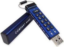 iStorage - datAshur Pro 16GB - USB3.0 - Alu - Military Grade, XTS-AES 256-bit HW encryption, FIPS 140-2 L3 - Waterproof - boot delay future - Keypad