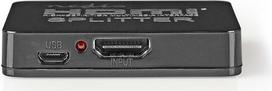 Nedis VSPL34002BK - HDMI - 2x HDMI - 3840 x 2160 Pixel - Schwarz - Acrylnitril-Butadien-Styrol (ABS) - Polyvinylchlorid (PVC) - Full HD (VSPL34002BK)