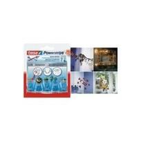 tesa Powerstrips DECO-HAKEN, Haltekraft: max. 0,2 kg transparent, UV-beständig, Deco-Haken wieder verwendbar (58900-13-0)